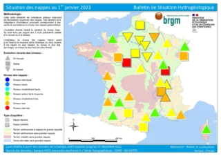 communique BRGM nappes eau souterraine 2022-12