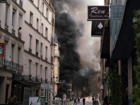 Paris explosion 21 juin 2023 Ve arrondissement Photo par ABDULMONAM EASSA / AFP